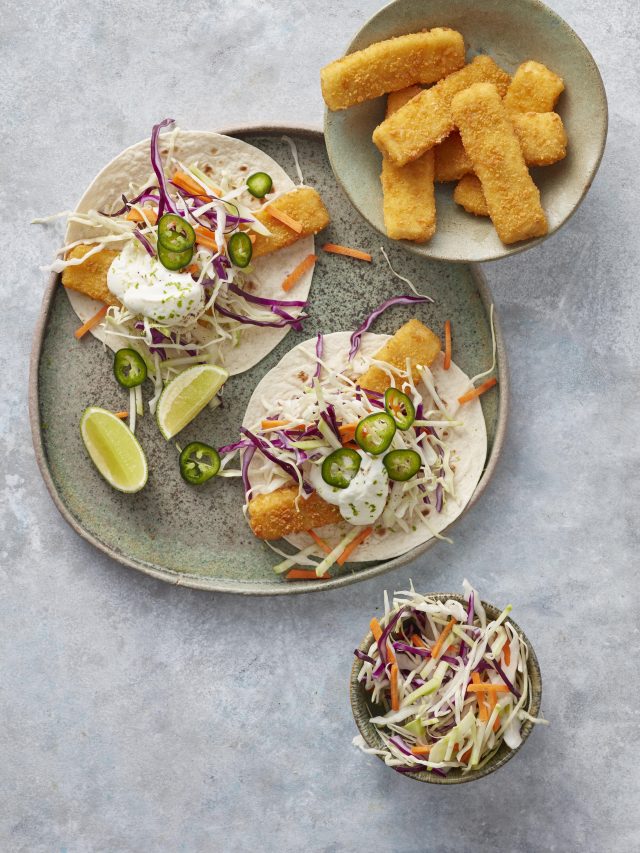 Air Fryer Fish Stick Tacos Savory