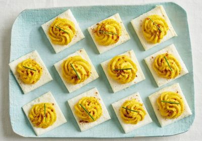 Square Deviled Eggs