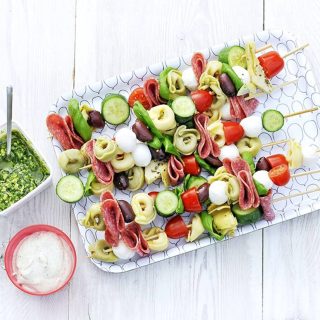 Pasta Salad Skewers 