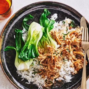 Slow Cooker Teriyaki-Braised Chicken