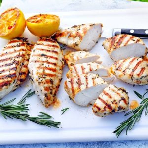 Herb and Garlic–Marinated Chicken