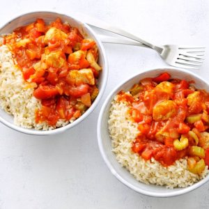 Cajun Chicken over Rice