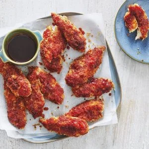 Hot-Dipped Crispy Chicken Fingers