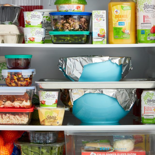 Refrigerator Storage Box Juice Drink Racks Can Space-saving