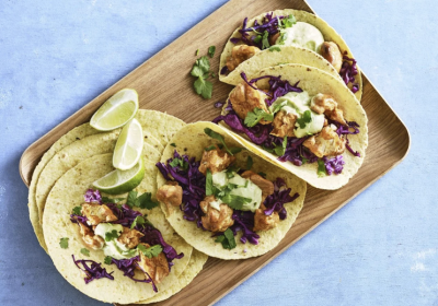 Cauliflower Tacos with Avocado Crema