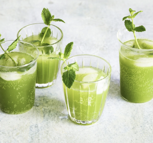 Cucumber-Mint Faux-jitos