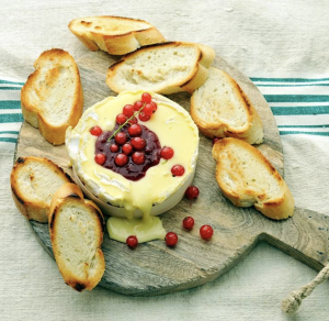 Baked Camembert with Red Currants