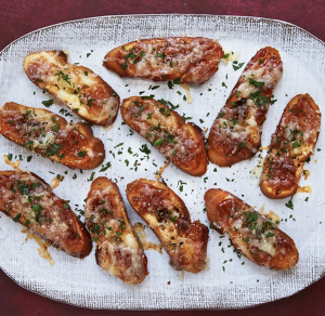 Crostini with Manchego and Fig Spread