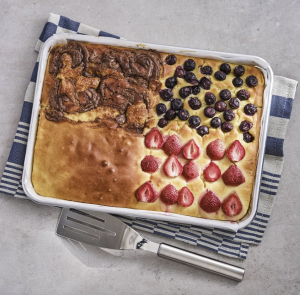 Overnight Sheet Pan Yeast Pancakes 