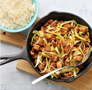 Chicken and Cabbage Stir-Fry