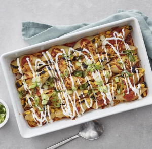 Black Bean and Corn Enchilada Stuffed Shells 