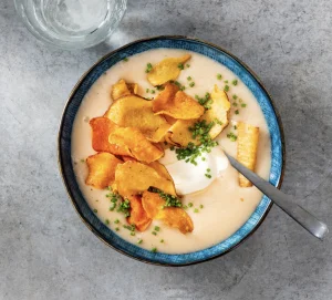 Slow Cooker Potato-Cauliflower Soup