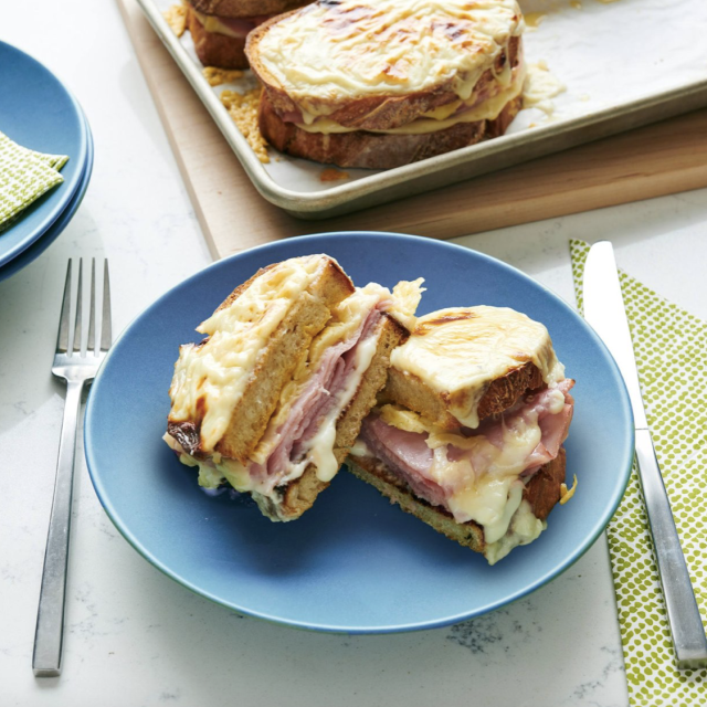 Sheet Pan Croque Monsieur