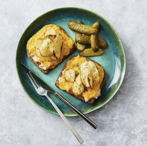 Open-Faced Tuna Melts with Potato Chips