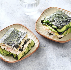 Shrimp Salad Seaweed Wraps