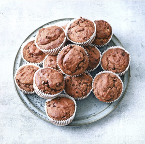 Protein-Packed Chocolate-Banana Muffins