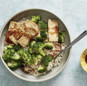 Spicy Air Fryer Crispy Tofu Bowl