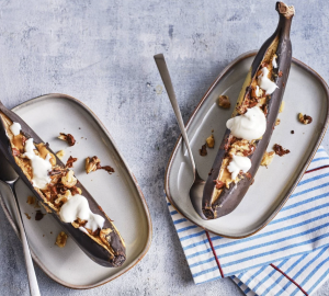 Air-Fried Banana Split
