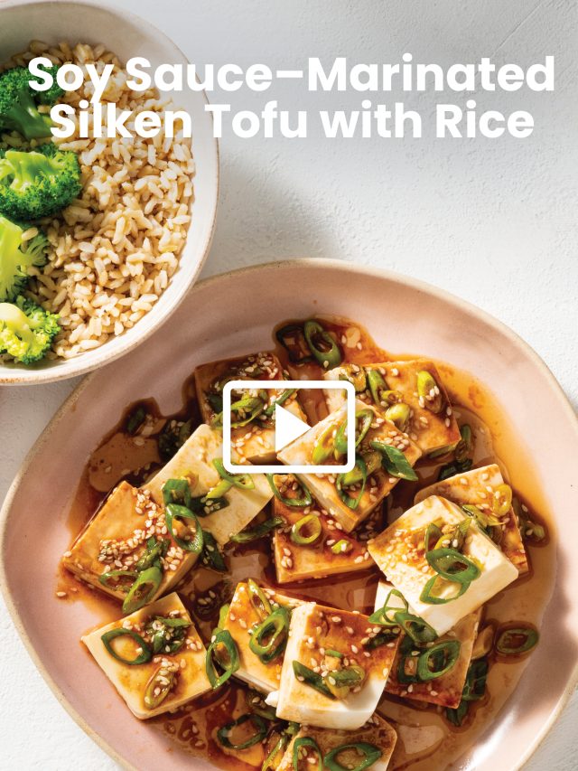 Soy SauceMarinated Silken Tofu Savory