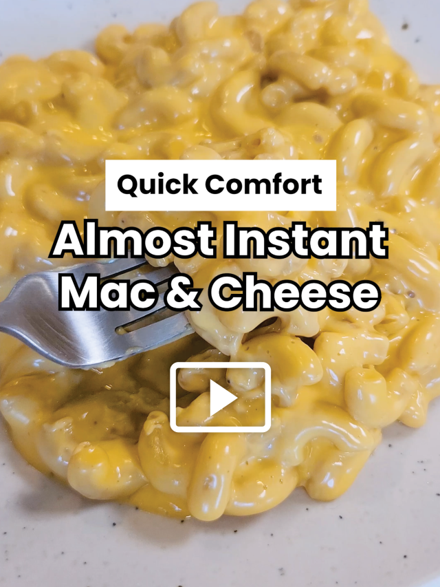 Almost Instant Mac Cheese Savory Almost Instant Mac Cheese Savory