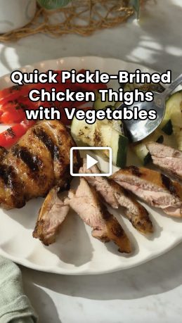 Web-Story-Cover_Quick Pickle-Brined Chicken Thighs with Vegetables