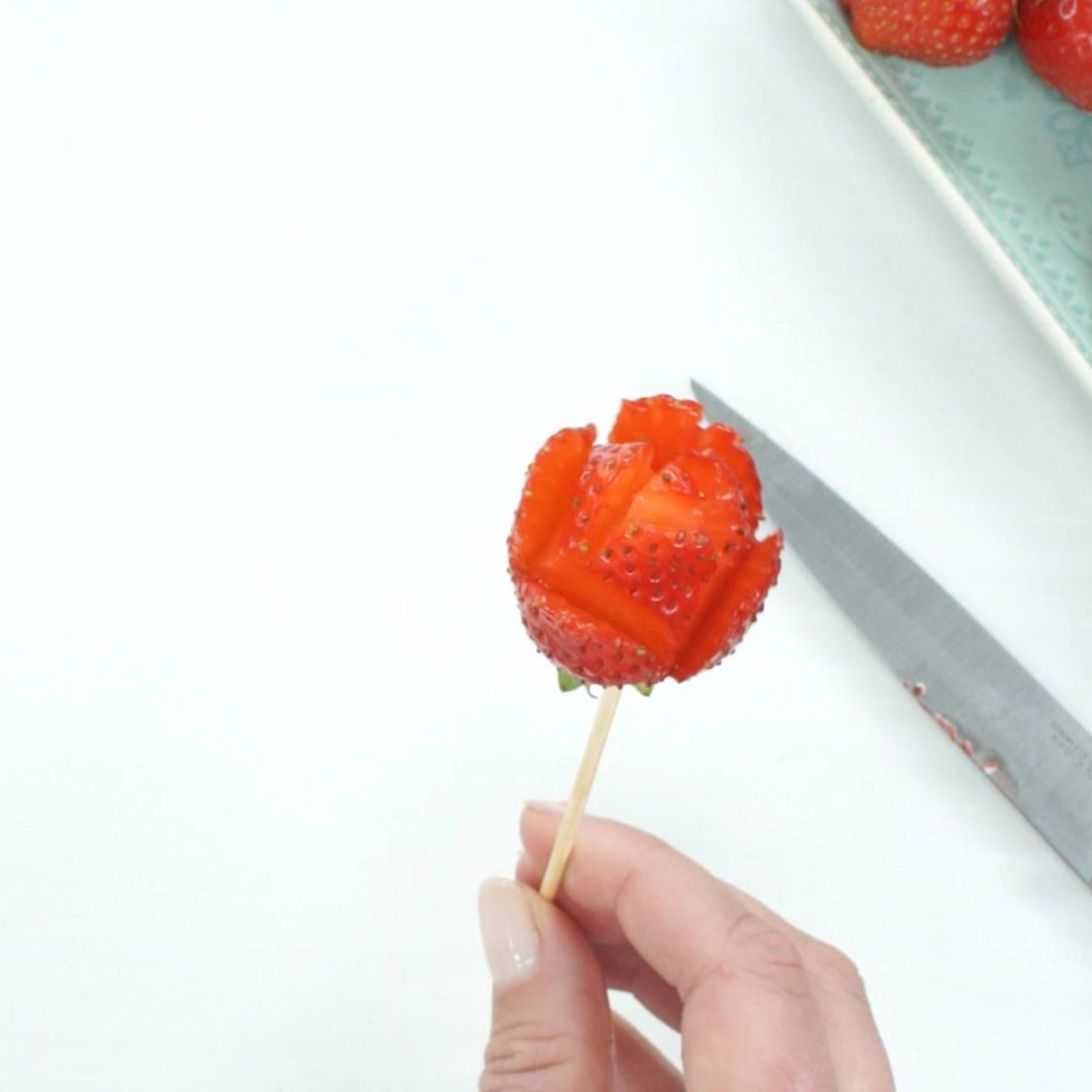 Straw Roses How to Make Strawberry Roses | Savory