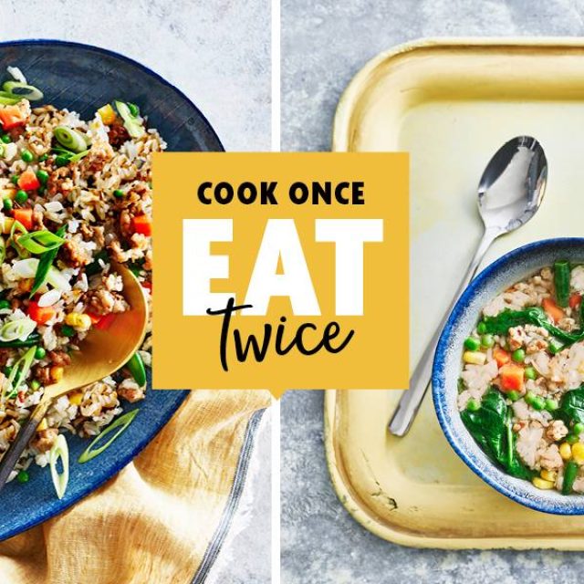 Cook Once, Eat Twice: Ground Turkey Fried Rice 3