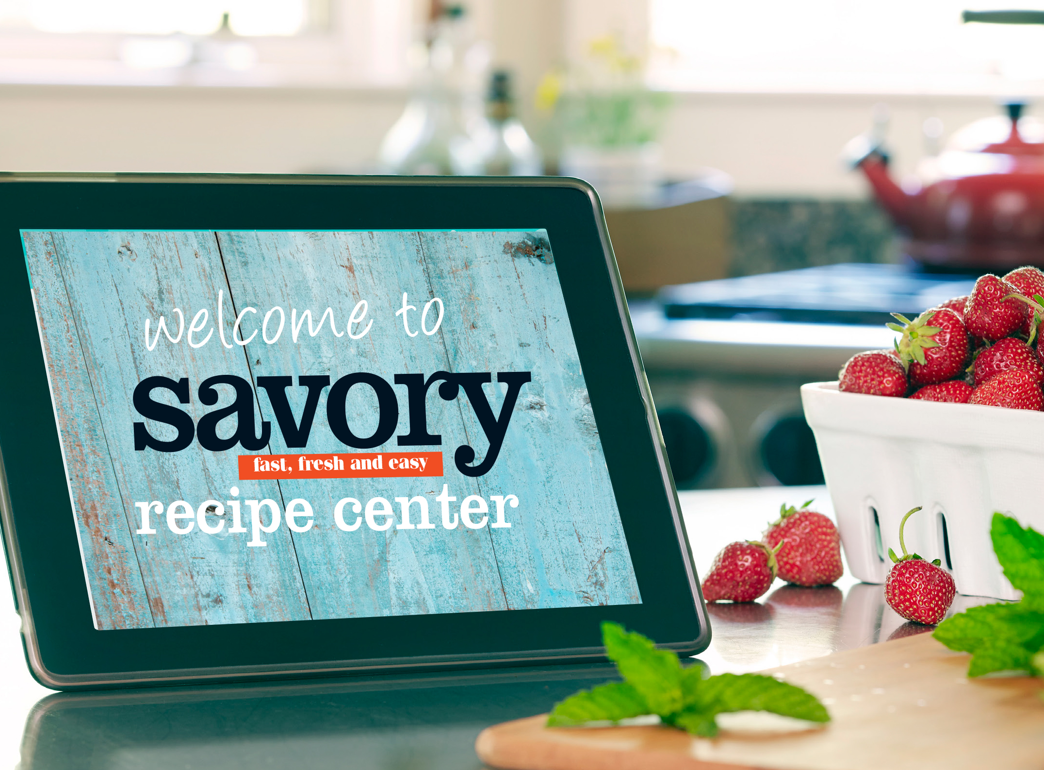 to the AllNew Savory Recipe Center! Savory