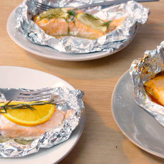 How to Cook Salmon in a Foil Packet | Savory