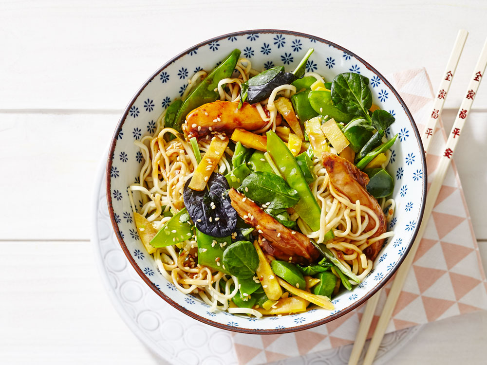 Stir-Fry Chicken Noodles | Savory