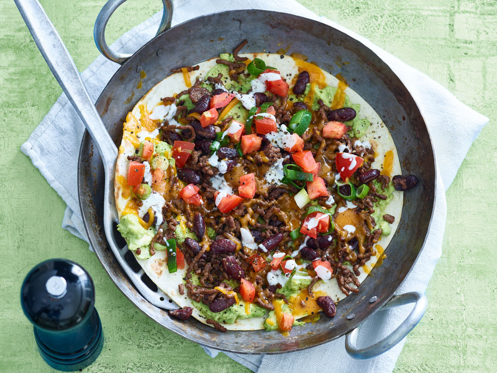 Mexican-Style Pan Pizzas | Savory