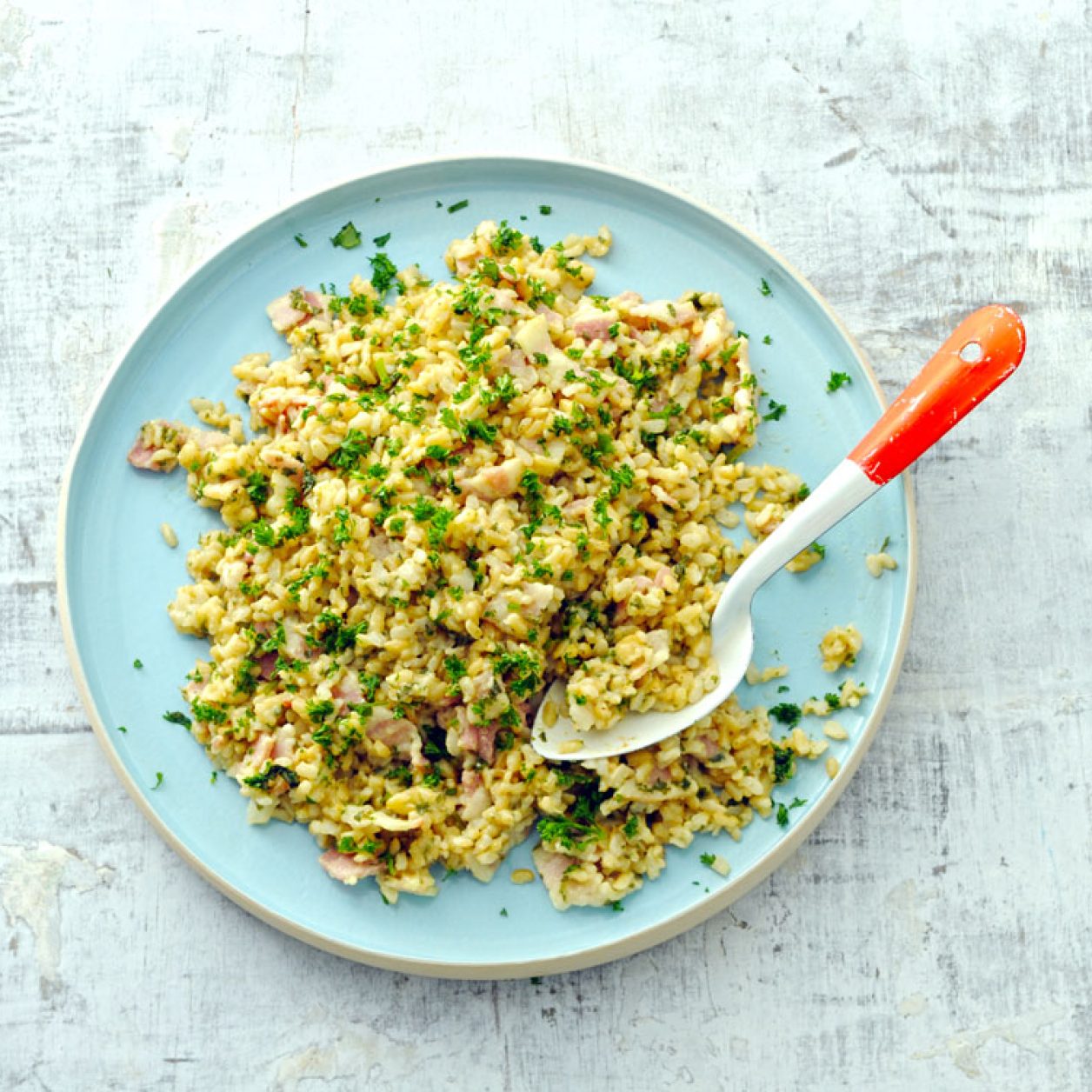 Baked Brown Rice | Savory