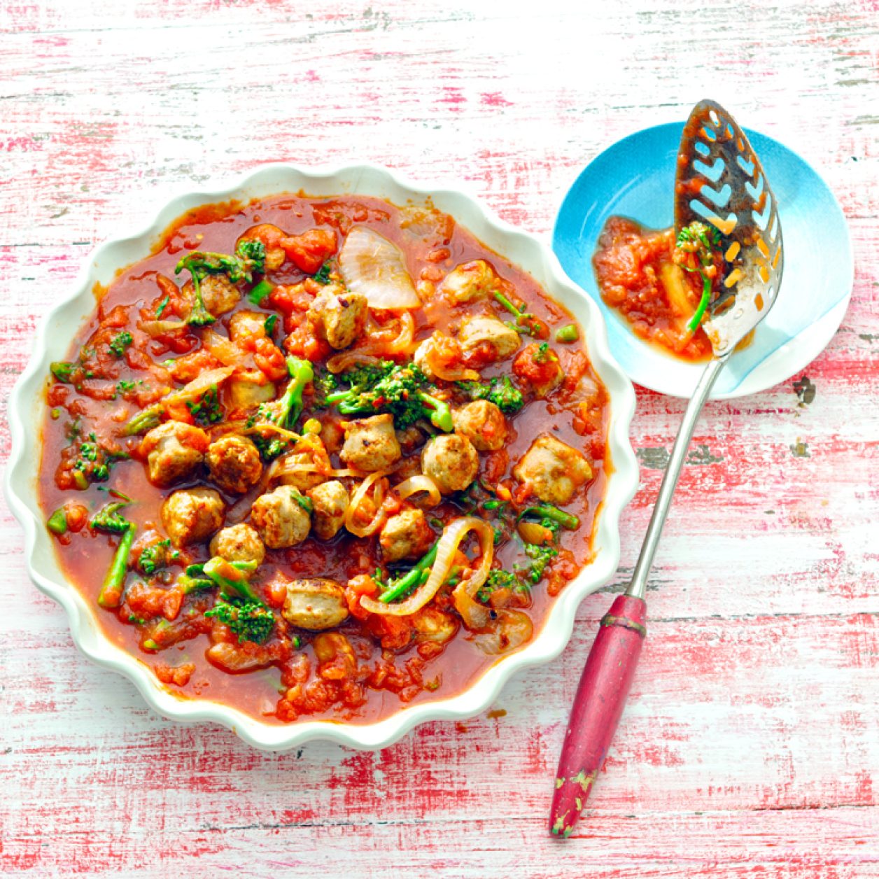 Italian Sausage and Broccoli Rabe Tomato Sauce Savory