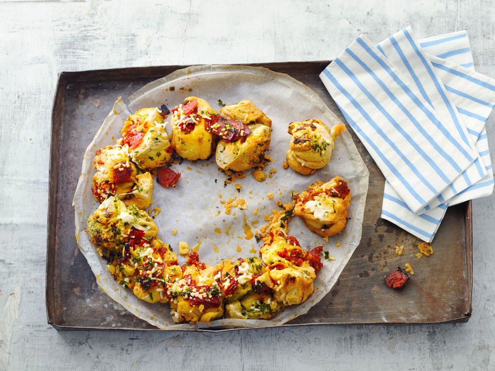 Pull-Apart Pizza Rolls | Savory