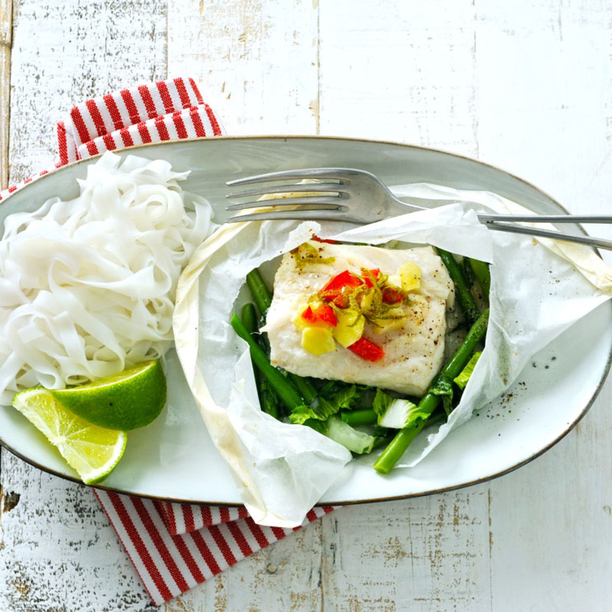 Cod in Paper Hearts | Savory