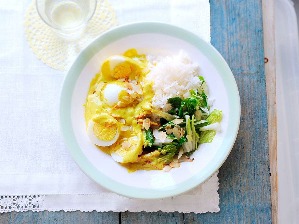 Curried Egg & Rice Savory