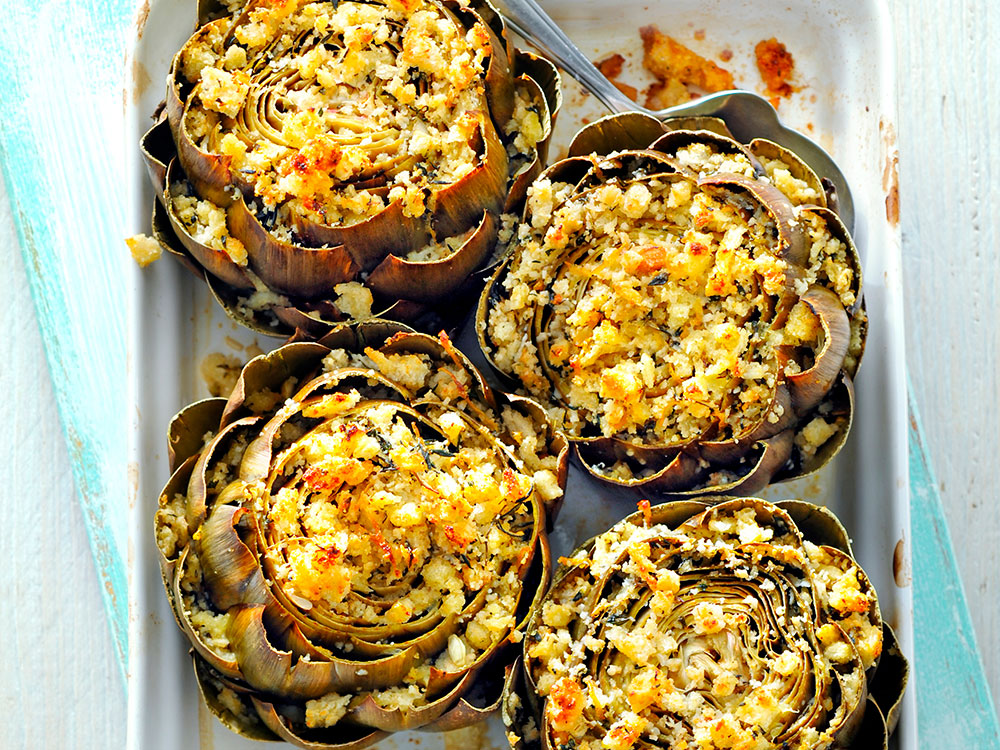 Italian Stuffed Artichokes | Savory