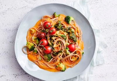 Whole Grain Spaghetti with Broccoli