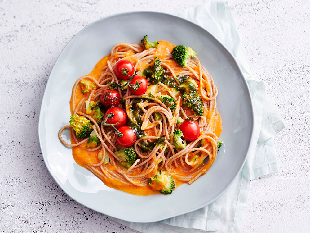 Whole Grain Spaghetti with Broccoli | Savory