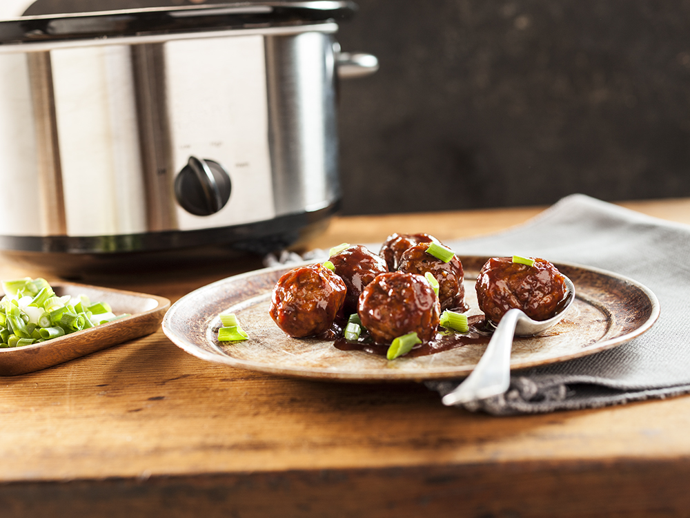 Cooked Perfect® Slow Cooked BBQ Meatballs | Savory