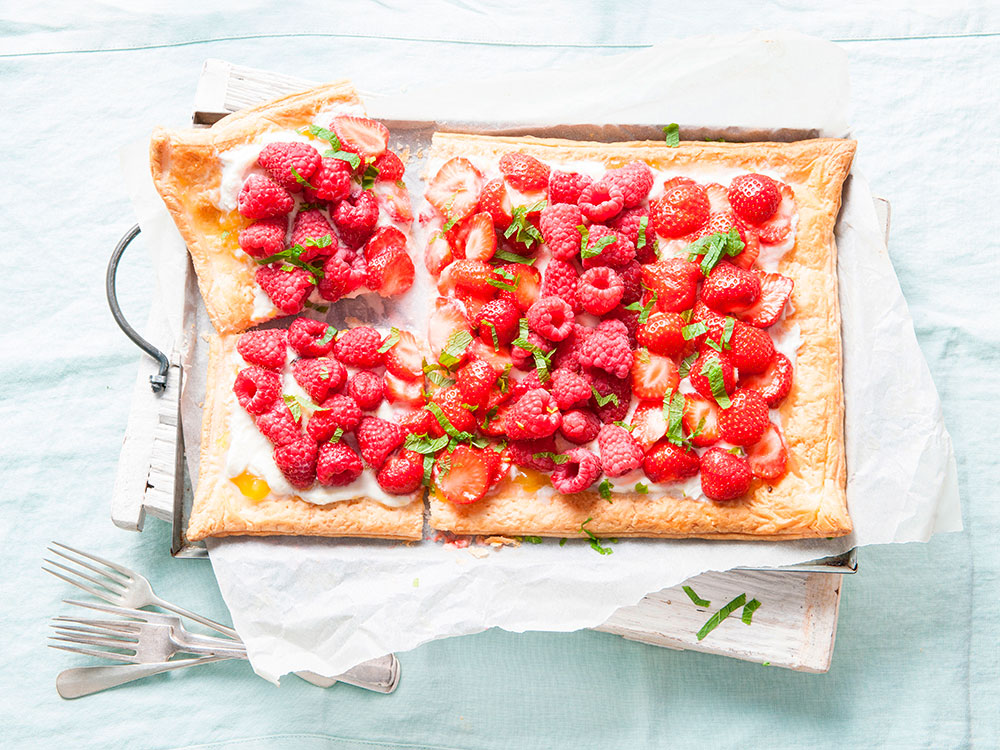 Simple Red Berry Tart | Savory