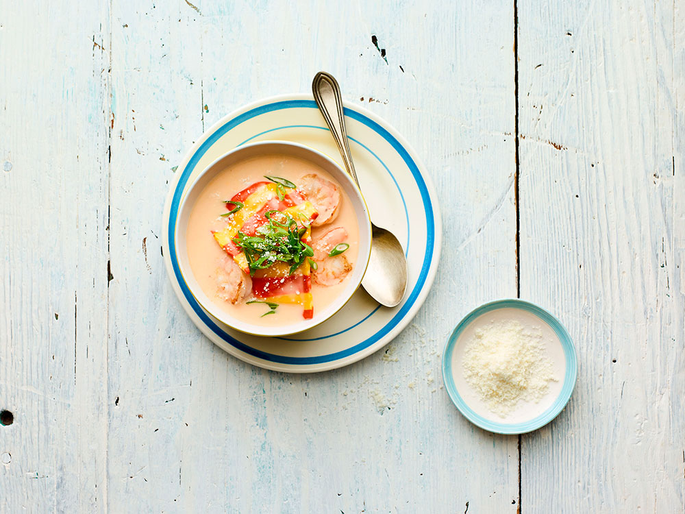 Seafood Ravioli Bisque | Savory