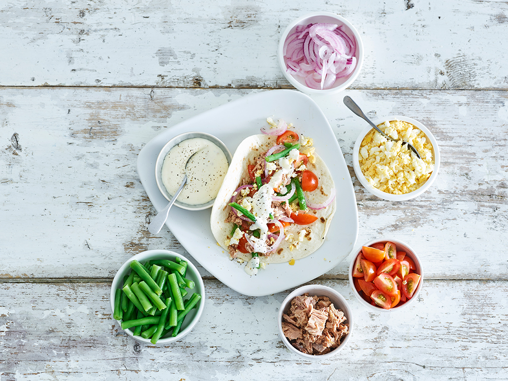 Niçoise Salad Wraps | Savory