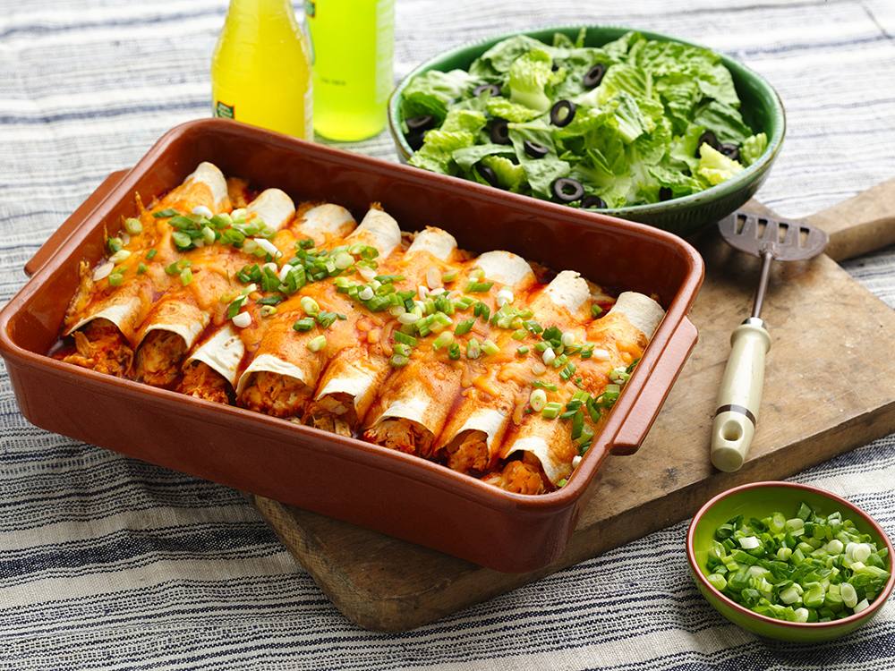 Kraft Easy Creamy Chicken Enchiladas | Savory