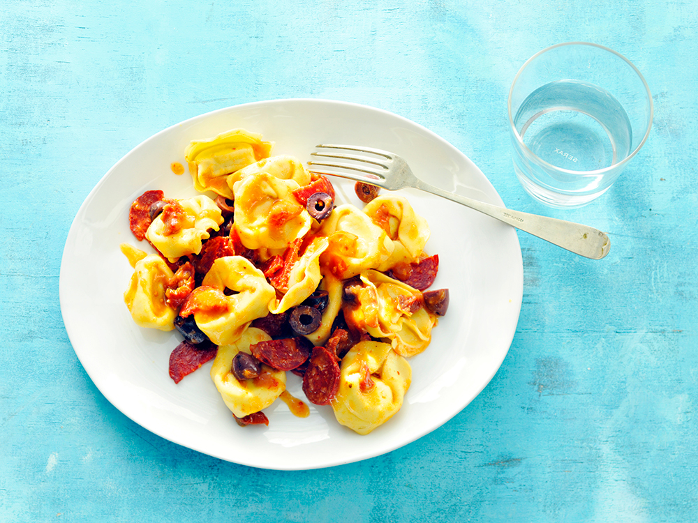 Sausage Tortellini Salad Savory