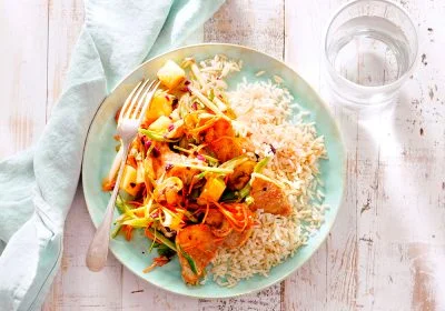 Sweet and Sour Pork Tenderloin with Pineapple