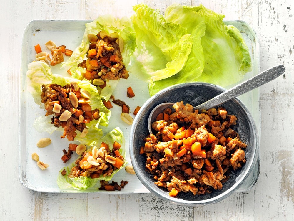 Turkey Lettuce Wraps | Savory