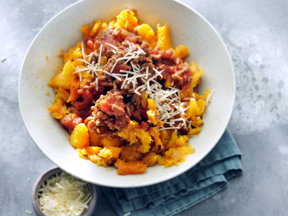 Slow Cooker Spaghetti Squash Bolognese | Savory