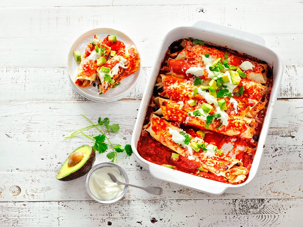 Chicken Enchiladas Savory
