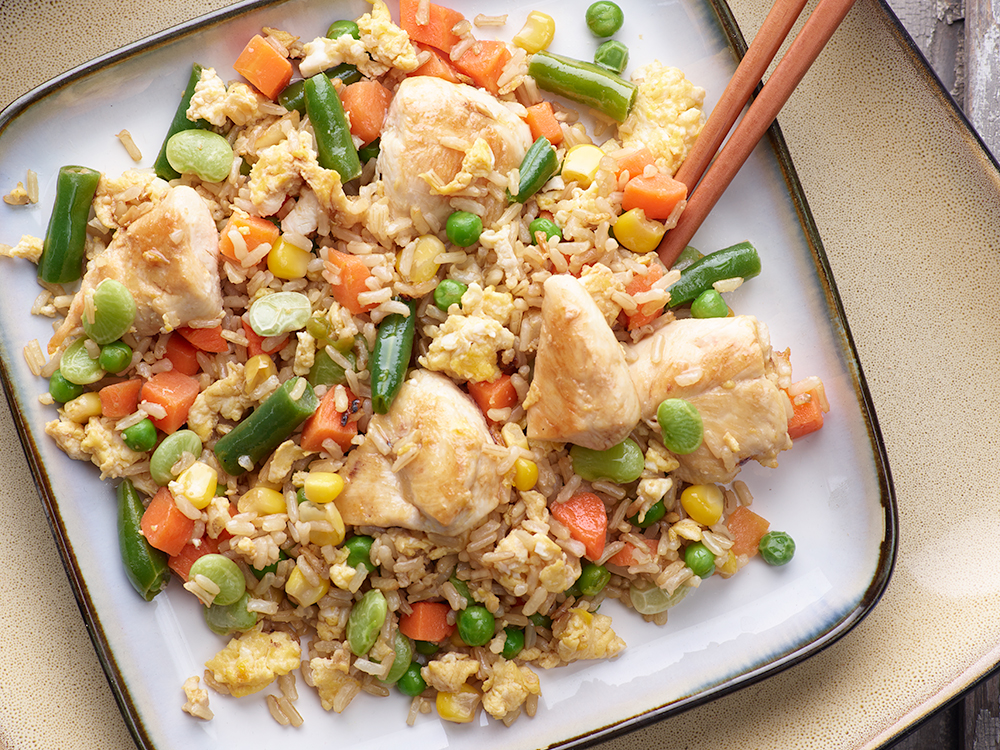 Speedy Chicken Fried Rice | Savory